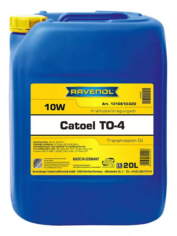 Ravenol Catoel TO-4 sae 10W
