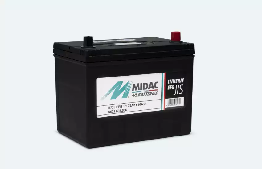 Midac Unienergy EFB 72AH Asia