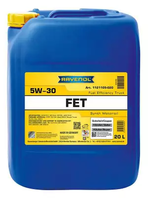 Ravenol Fet Fuel Efficiency truck 5W30
